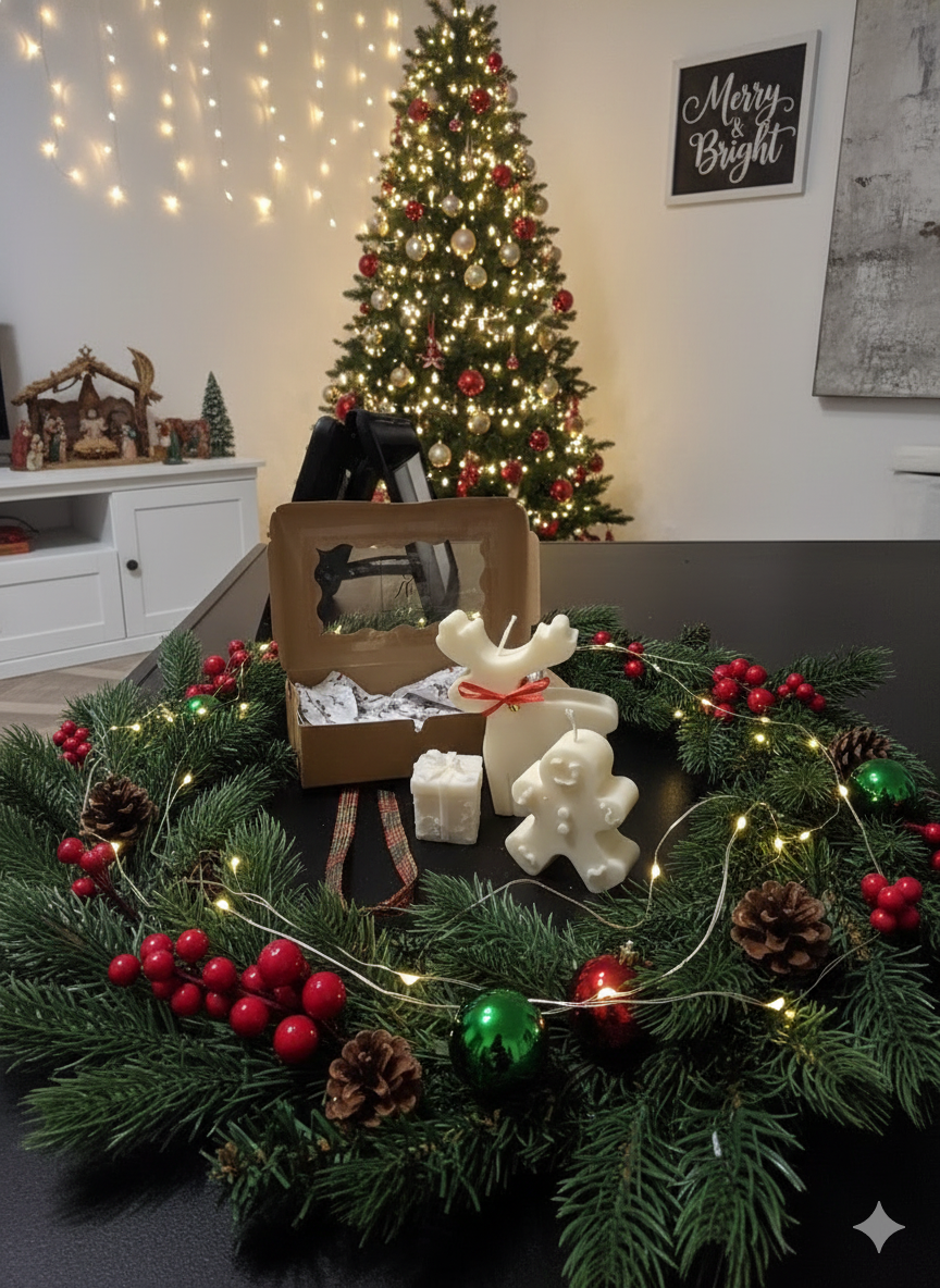 Coffret Noël en tartan