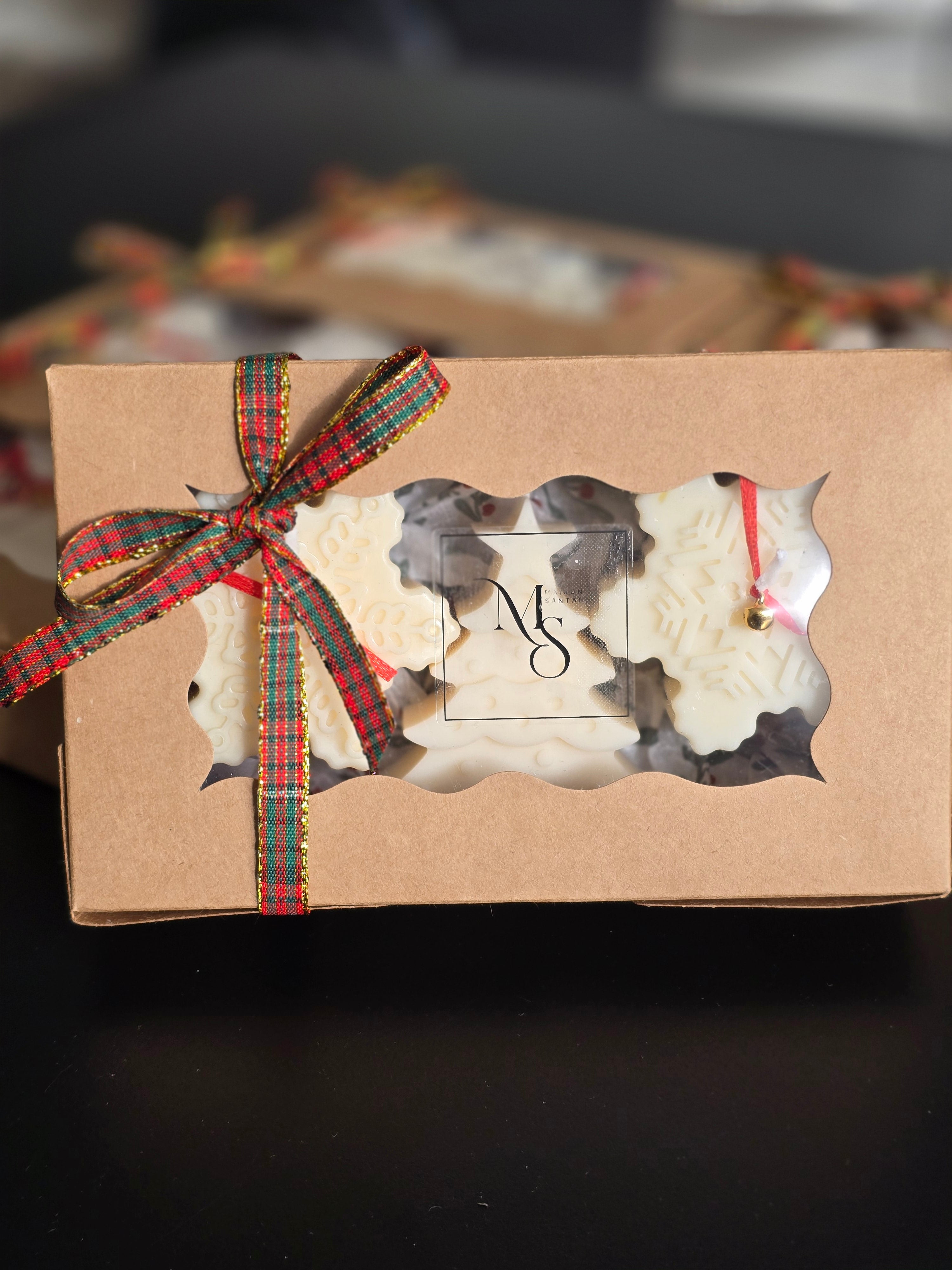 Coffret Noël en tartan