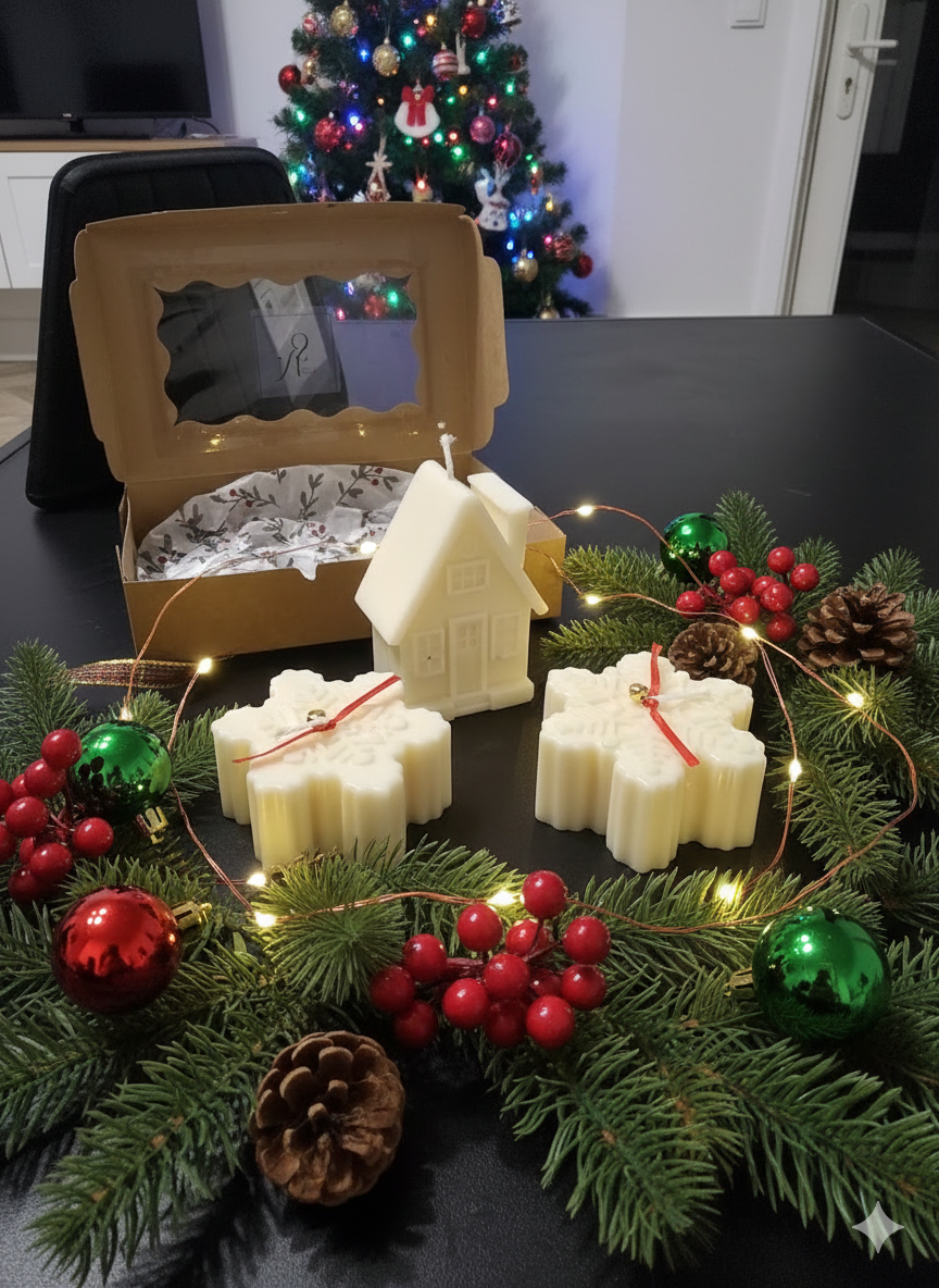 Coffret Noël en tartan