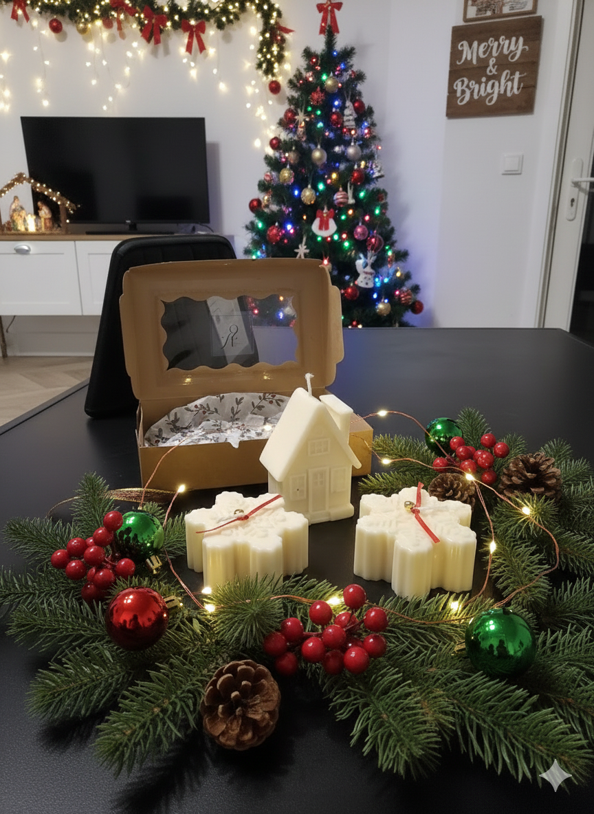 Coffret Noël en tartan