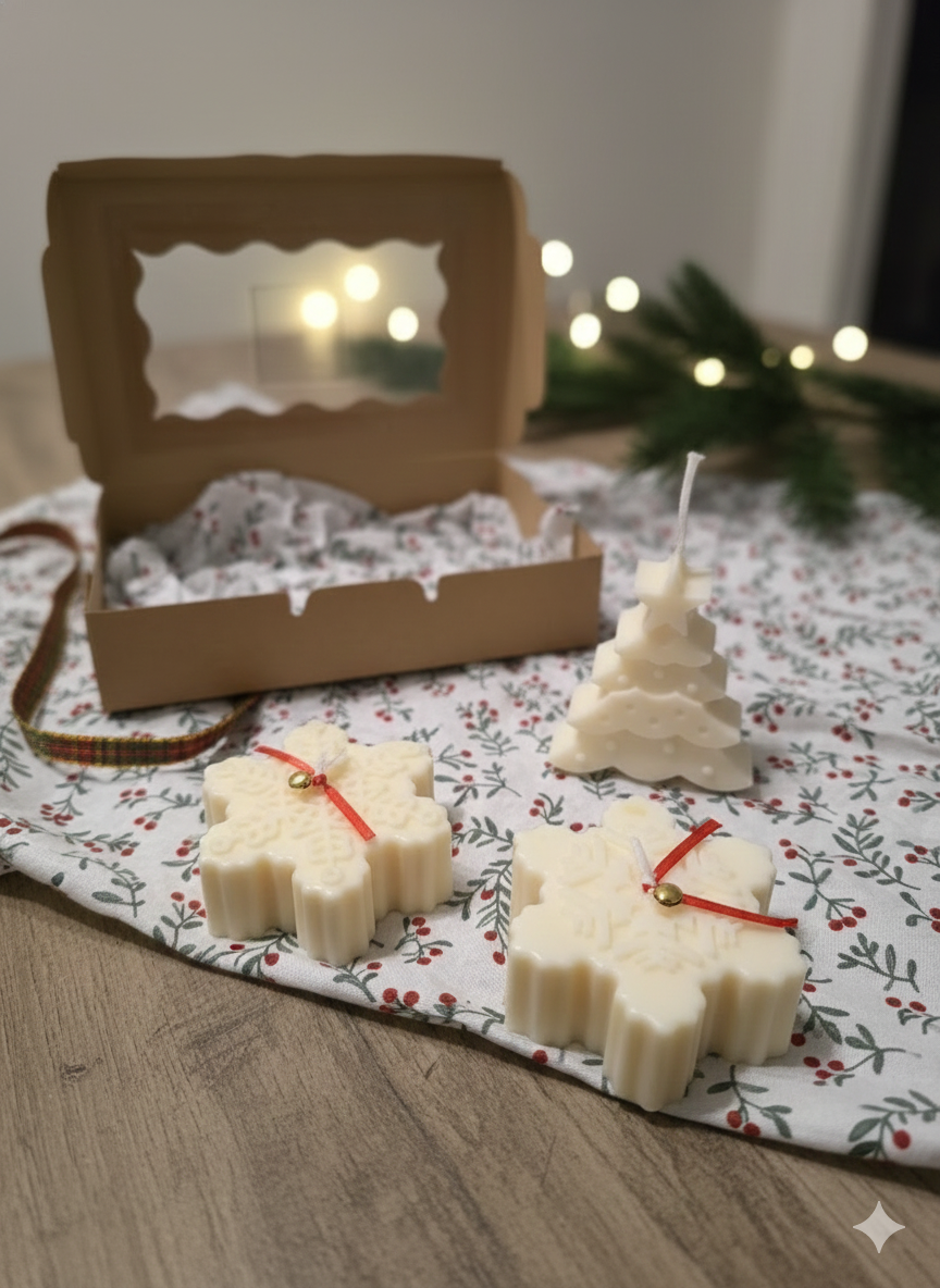 Coffret Noël en tartan