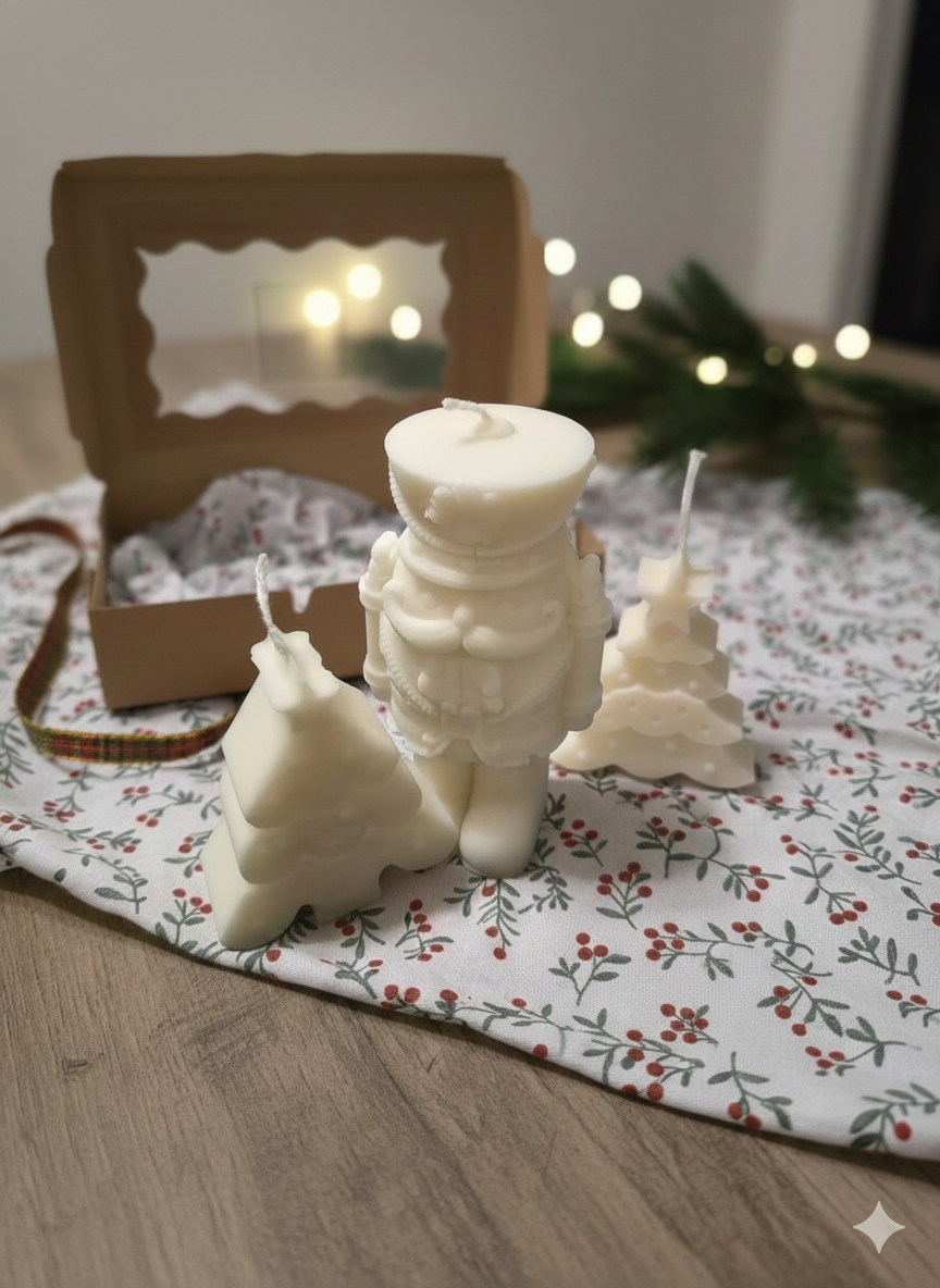 Coffret Noël en tartan