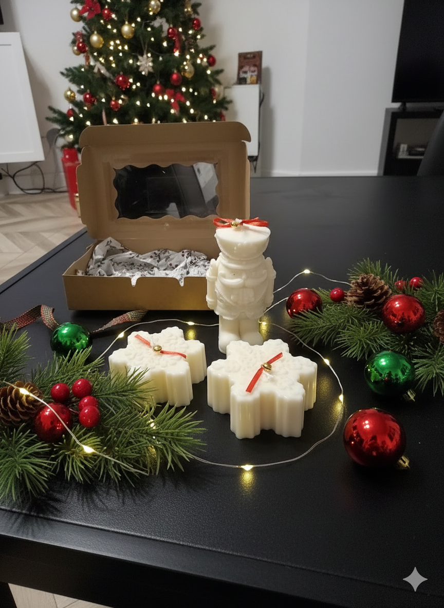 Coffret Noël en tartan